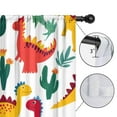 thumbnail image 4 of Blackout Kids Curtains,Cute Dinosaur Pattern Childrens Insulated Curtains Set Of 2,Bedroom Essentials,Toddler Room Decor 52x84in(132x213cm), 4 of 4