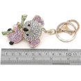 thumbnail image 5 of Cute Lovely Koala Bear Keychain Animal Diamond Crystal Rhinestone Gold Crystal, 5 of 5