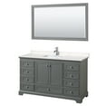 thumbnail image 4 of Wyndham Collection WCS202060SDEWCUNSM58 Deborah 60" Free Standing Single Basin Vanity Set, 4 of 6