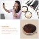 thumbnail image 5 of GOOHOCHY 2 espejos de maquillaje plegables de madera antiguos, pequeños y de doble cara., 5 of 8