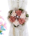 thumbnail image 3 of HEVIRGO 2PCS Rideaux en Polyester Tiebacks Réglables Décoratifs Rideaux Holdbacks Fleur Conception Rideau Cravates Rideaux Tiebacks pour Décoration d'Intérieur Rideaux d'Extérieur, 3 of 10