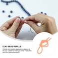 thumbnail image 3 of OUNONA Clay Beads Strands Polymer 1 Set Orange for Artists Diy Projects, 3 of 8