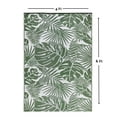 thumbnail image 4 of Lush Ambience Inc. Lush Ambience Fern Indoor Outdoor Plastic Area Rugs- Rectangular 5' X 8', 4 of 9