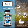 thumbnail image 4 of Kaya Naturals Probiotic 40 Billion CFU | Probiotics for Women, Probiotics for Men and Adults, Natural | Gut Health & Immune Support Supplement | Provides Digestive Support | 60 Vegetable Capsules, 4 of 9