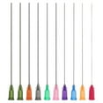 thumbnail image 1 of Unique Bargains 10 Pcs Aiguilles de Distribution à Pointe Émoussée de 4 Pouces de Calibre Différent pour Adhésif Colle, Multicolore, 1 of 5