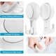 thumbnail image 3 of Juego de 2 potentes ganchos con ventosa de 5 kg, gancho de vacío de plástico, soporte para toallas, albornoz, corona, ventosa, paño de cocina, utensilio para ventana de baño, cocina, blanco, 3 of 5