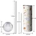 thumbnail image 4 of Tasse de Voyage Isolée en Acier Inoxydable 20 Oz - Double Paroi Isolée sous Vide, 4 of 6
