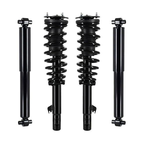 Set Front Quick Complete Strut-Coil Spring-Rear Shock Absorber For 2007-2009 Lincoln Mkz FWD