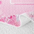 thumbnail image 5 of Erosebridal Cute Coquette Bow Quilt Full For Kids,Pink Diamond Letter A Monogram Full Bedspread Sets,3pcs, 5 of 7