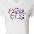 thumbnail image 4 of Inktastic Fluffy Sheep Family Women's T-Shirt, 4 of 5