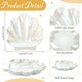 thumbnail image 3 of ACDANC Ring Dish,Vintage Shell Shape Jewelry Holder Dish,Decorative Storage Compact Design Ring Holder Dish,Style2, 3 of 7