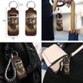 thumbnail image 4 of ZUXONGSY Highland Cow Snow Mountain Print 3-in-1 Lightweight Purse Organizer Shoulder Bag with Handle, Large Makeup Pouch with Zip, and Lip Balm Gloss Holder Keychain, 4 of 4