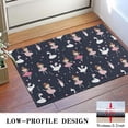 thumbnail image 3 of Dark Blue Ballerina Princess Pattern Door Rugs,Washable Non Slip Door Mats Indoor,Decorative Door Mats,Entry Mat Indoor for Entrance,Bedroom,Kitchen,Bathroom,16"x24", 3 of 6