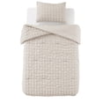 thumbnail image 5 of Mainstays 2-Piece Seersucker Comforter Set, Stone, Twin/TXL, All Ages, Unisex, 5 of 7