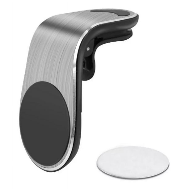 Soporte De Celular Magnético Para Auto Porta Telefono Iman Color Plata
