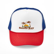 CafePress - Siesta Key FL - Adjustable Unisex Printed Trucker Hat with Mesh Back