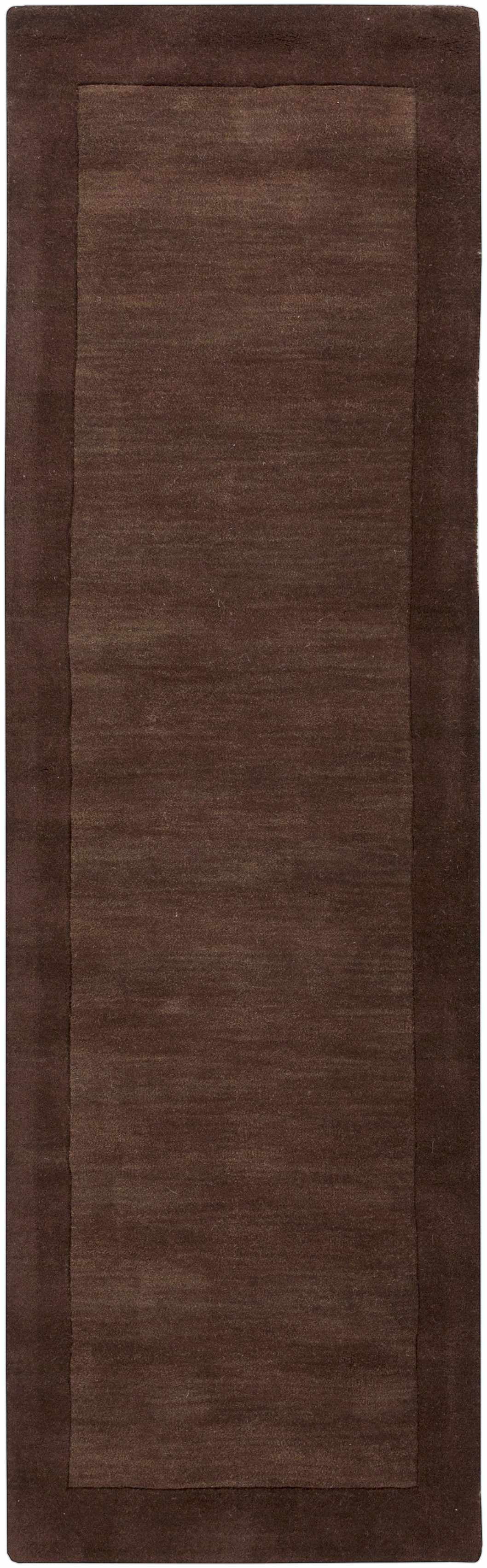 Hauteloom Cord Wool Hallway, Kitchen Runner Rug Solid & Border