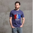 thumbnail image 4 of Men's USA 4th of July Jet flyover 250th anniversary 1776-2026 T-shirt patriotic Tees (4X-Large Military Green), 4 of 6