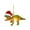 E, variant on Dinosaur Flat Acrylic Christmas Pendant Decoration Car Decoration Gift Christmas Dinosaur Statue Pendant/ Christmas Acrylic Dinosaur Pendant E
