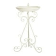thumbnail image 3 of SAFAVIEH Ashlan Solid Rustic Outdoor Patio Bird Bath, Pearl White, 3 of 7