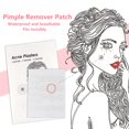 thumbnail image 4 of Qarigey Parche de etiqueta para la piel maquillaje belleza cara grano lunares pegatina hidrocoloide hoja hogar salón principiante profesional Tratamientos faciales, 4 of 6