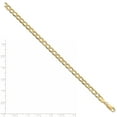 thumbnail image 3 of 10k Yellow Gold 5.25m SemiSolid Curb Link Chain, 3 of 4