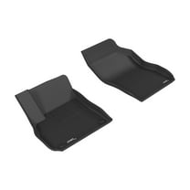 3D MAXpider Front Row Custom Fit All-Weather Floor Mat for Select Buick LaCrosse Models - Kagu Rubber (Black)