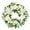 White, variant on Rose Wreath for Home - Elegant Floral Front Door Wreath with Leaves - Spring and Seasonal for Any Room
