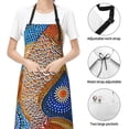 thumbnail image 6 of Naloa Colorful Dot Art Fish Apron Kitchen Aprons with Pockets for Women Men Chef, 6 of 8