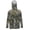Camouflage Leaf Pattern, variant on Men's Performance Fishing Shirt Sun Protection Long Sleeve Shirt Soft Lightweight Breathable Neck Gaiter Hoodie for Summer Outdoor Fishing, 3XL, Cross with Jesus Lion Black
