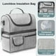 thumbnail image 4 of Bearachild Bolsa de almacenamiento para fiambrera, fiambrera de gran capacidad, organizador térmico, contenedor de alimentos para trabajadores, Almacenamiento y organización del hogar Gris, 4 of 6