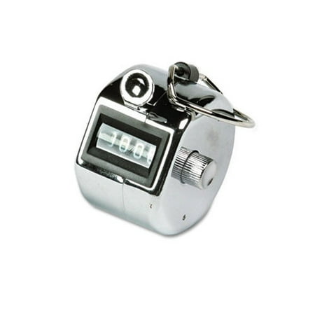 Mechanical Tally Counter, Silver, Officemate, 66222