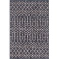 thumbnail image 2 of Unique Loom Trellis Collection Tribal Geometric Transitional Indoor and Outdoor Flatweave Area Rug, 4' x 6', Charcoal Gray/Beige, 2 of 2