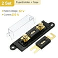 thumbnail image 3 of 2 Set 250 A 32 V ANL Fuse Holder Kit 250 A Fuse 0/2/4/8 Gauge AWG Inline Fuse Block Fuse Box Automotive Fuse Block, 3 of 5