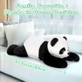 thumbnail image 5 of Muiteiur Panda Plush Toy 31.5" Weighted Panda Stuffed Animal, 5 of 7