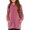 Pink, variant on lkfuzj Long Sleeve Shirts for Girls 6-13 Years Casual Loose Crewneck Pullover Tops with Pockets 2025 Fashion Spring Clothes for Kids - Blue