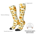 thumbnail image 6 of Fotbe Classical Cute Sunflower NO.101 print Women's Men's Novelty Crew Socks Cotton Socks Knee High Socks for Walking,Running,Nurses,Pregnancy, 6 of 8