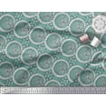 thumbnail image 3 of Soimoi Modal Satin Fabric Floral & Paisley Block Decor Fabric Printed Yard 42 Inch Wide, 3 of 3