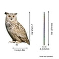 thumbnail image 3 of JoyMoreHome Fake Owl Hanging Reflective Owl Bird Deterrent Control Device for House Windows Outdoor Garden Yard, 3 of 3