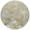 thumbnail image 2 of Addison Rugs Chantille Indoor/Outdoor Transitional Floral Beige Washable Round Rug, 8' x 8', 2 of 6