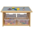 thumbnail image 3 of Tot Mate Toddler's Activity Table, Kids Play Center and Toy Storage, Wood, Maple 32" x 20 1/2" x 16", 3 of 7