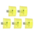 thumbnail image 4 of 5Pcs Rubber Hammer Head Replacement M8x1 Soft Transparent Yellow Striking Tip Accessory Set Kit, 4 of 8