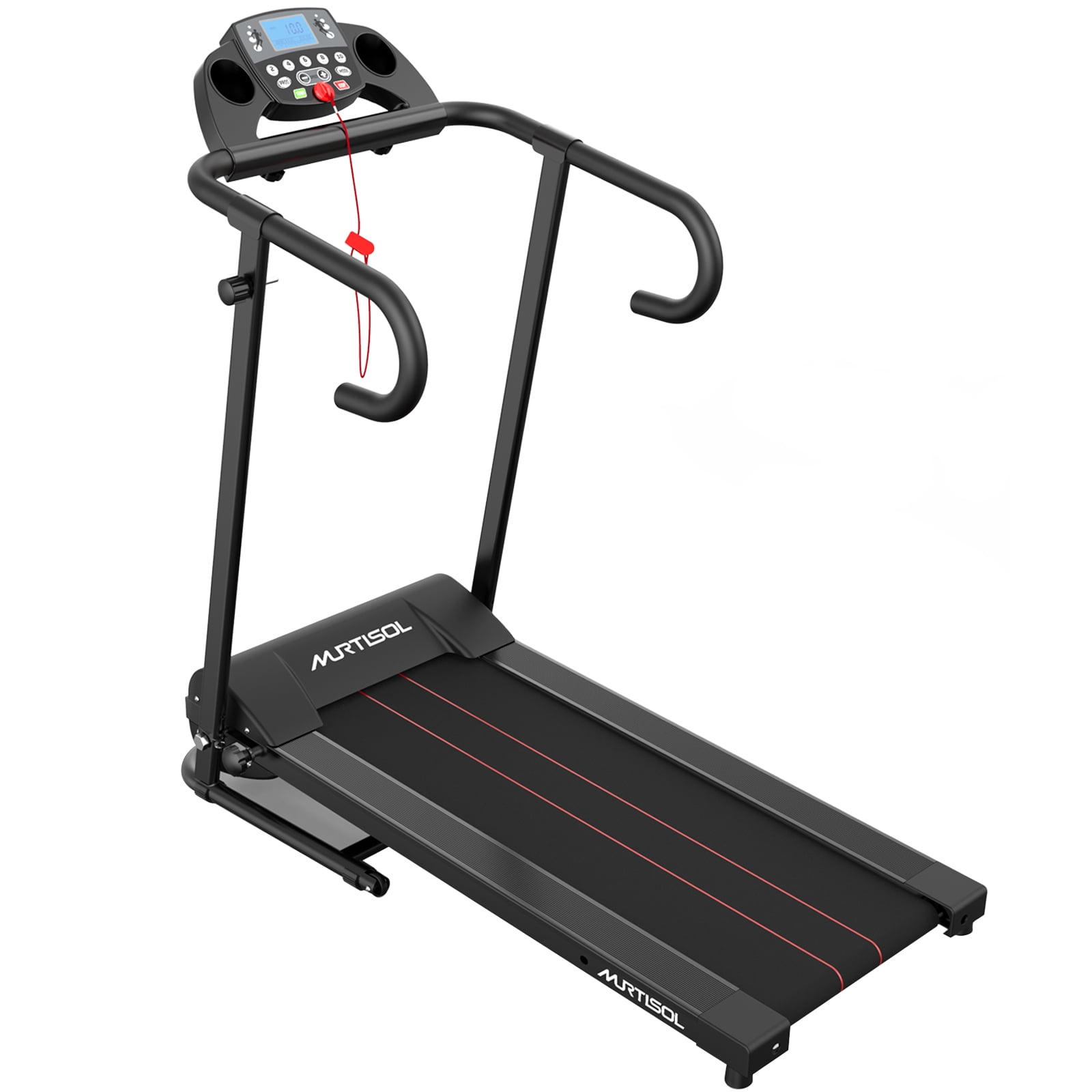1100W Portable Electric Treadmill Folding Motorized Machine Running Gym Fitness