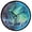 Boat and Aurora, variant on Dailycode Night Light Wall Clock Glow in The Dark 12 inch Battery Operated Silent Luminous Clocks, Boat on Wave and Sun
