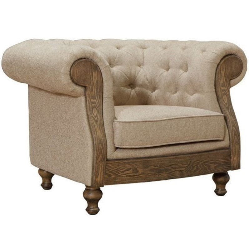 Armen Living Barstow Chair, Sand