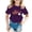 Z1262 Purple, variant on Landzoo Toddler Kids Boys Girls Shirts Leopard Love Heart Print Short Sleeve Crew Neck T-Shirt Summer Loose Fit Girls Tops Size 3-4 Years Black