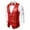 Red, variant on Brnmxoke Sequins Vest for Men with Bow Tie,Men's Fashion Sequins Vest Jacket with Bow Tie, V-Neck Sleeveless Business Wedding Suit Vests Waistcoat