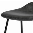 thumbnail image 3 of Dafney Contemporary Counter Height Stool (Set of 2) in Distressed Charcoal Gray, 3 of 10