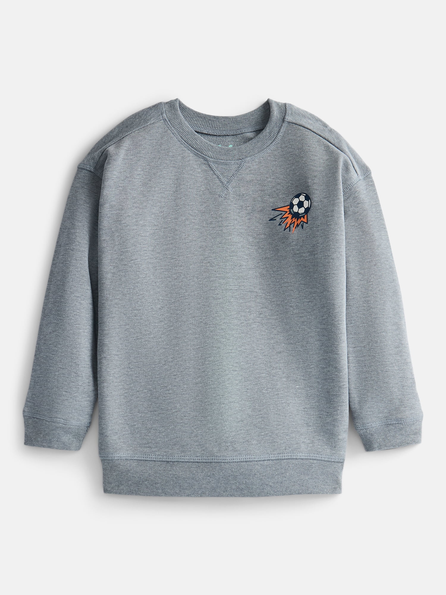 Wonder Nation Boys Tee, Crewneck, Joggers and Shorts, 4-Piece Outfit Set, Sizes 4-10