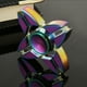 4 Points Arc-en-Ciel Zinc Alliage Fidget Main Spinner Tri Spinner 3D EDC Focus Jouet Cadeau – image 3 sur 4
